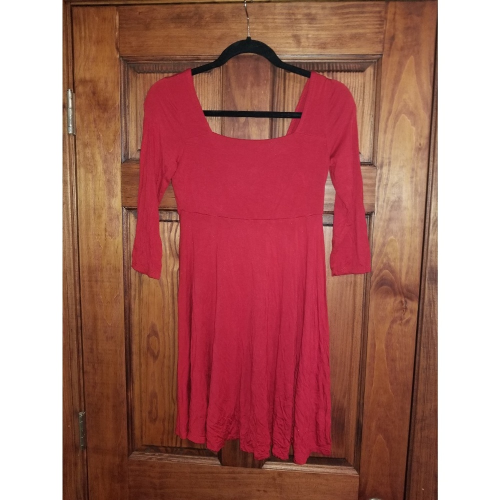 Red dress